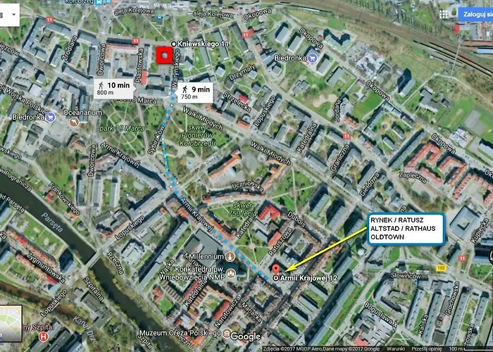 Al-dom Kniewskiego 11 Апартаменты *